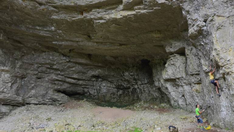 David Meglič preplezal smer Naziskin 7b+/c!