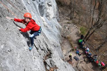 Plezanje v plezališču Preddvor – 16.3.2019